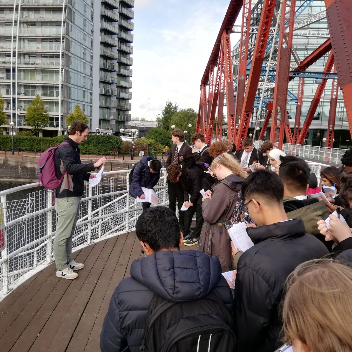Stretford Grammar School GCSE Fieldwork Salford Quays