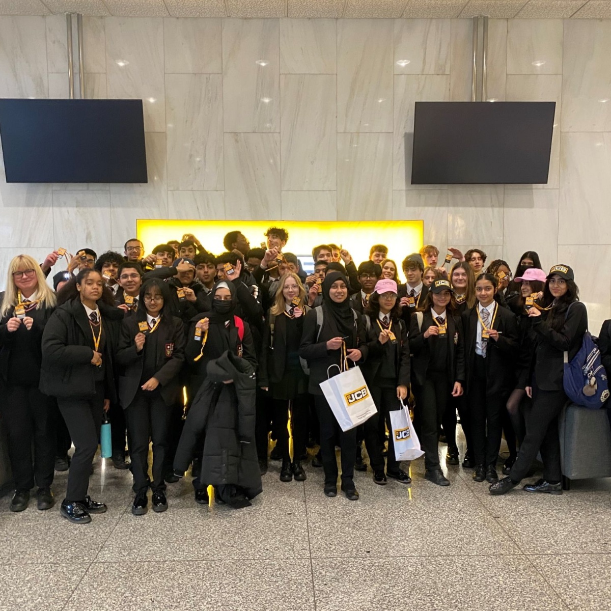 Stretford Grammar School GCSE Business Studies Visit to JCB