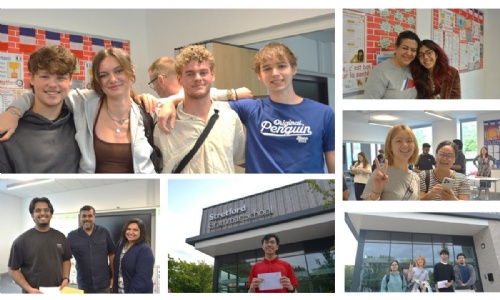 Stretford Grammar School - A Level Results Day 2025 - a day of celebration!